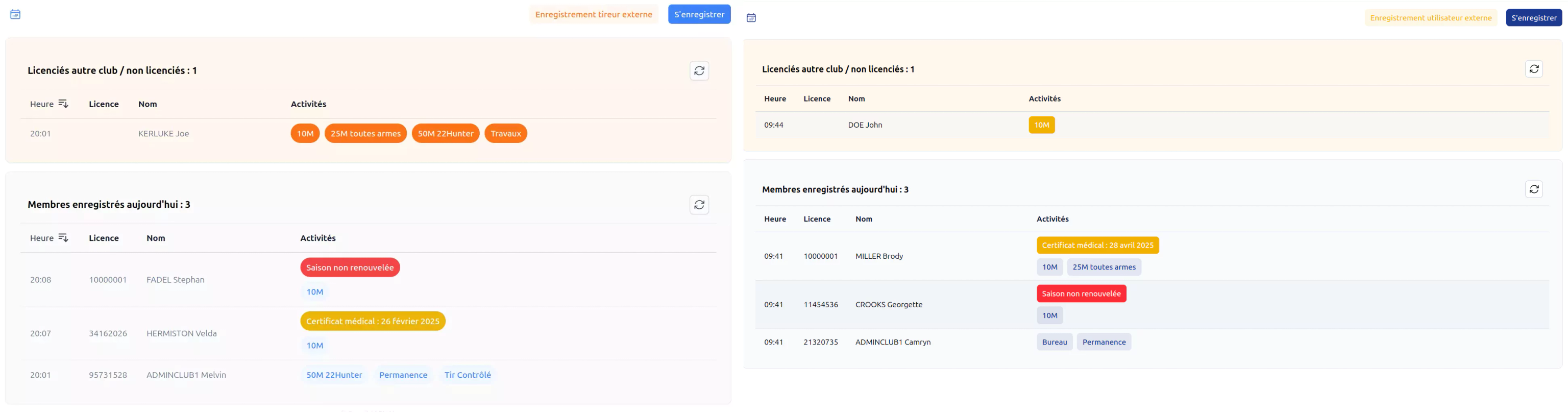 Ancienne VS nouvelle interface